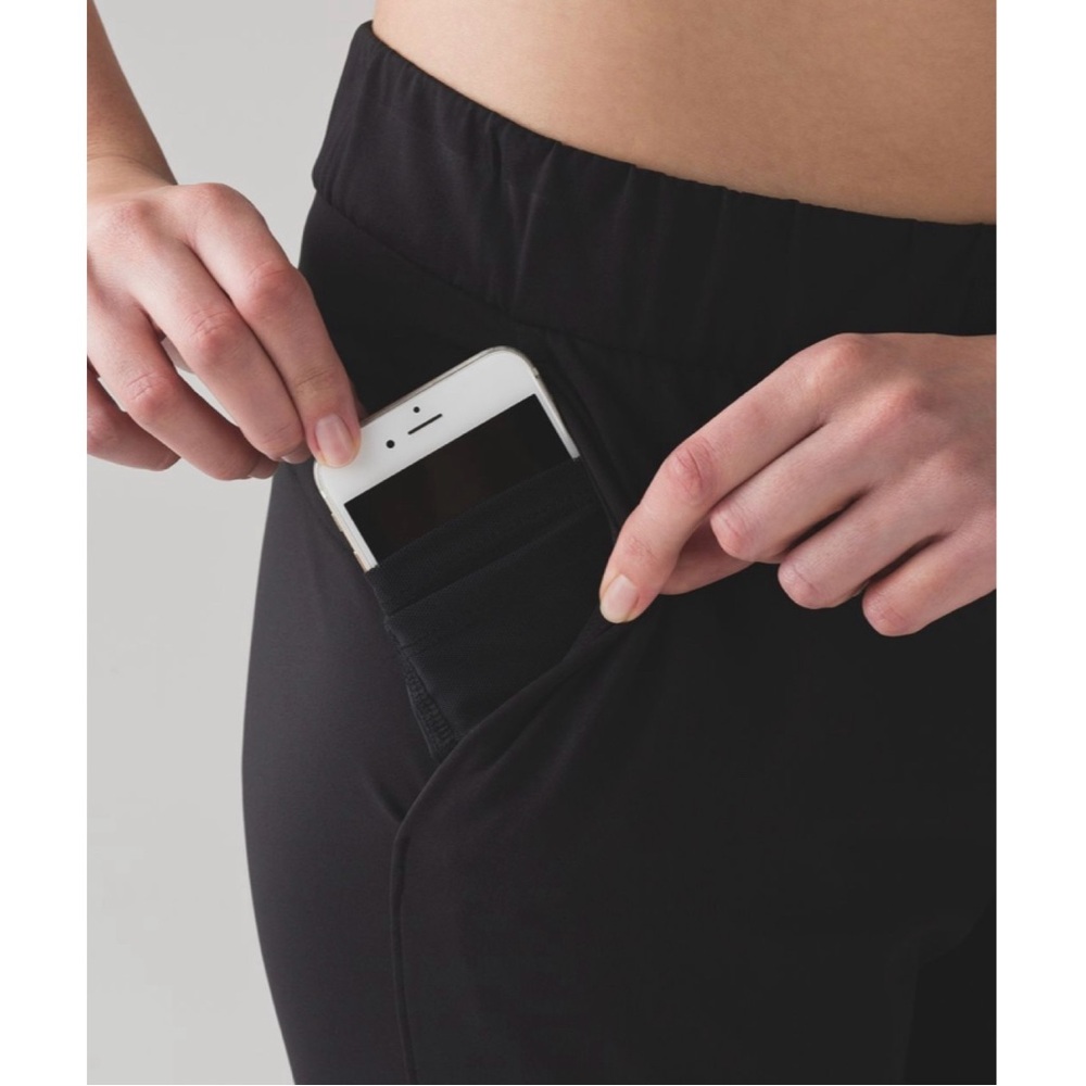 Lululemon On The Fly Pant *28" Black Size 10 - Picture 3 of 15